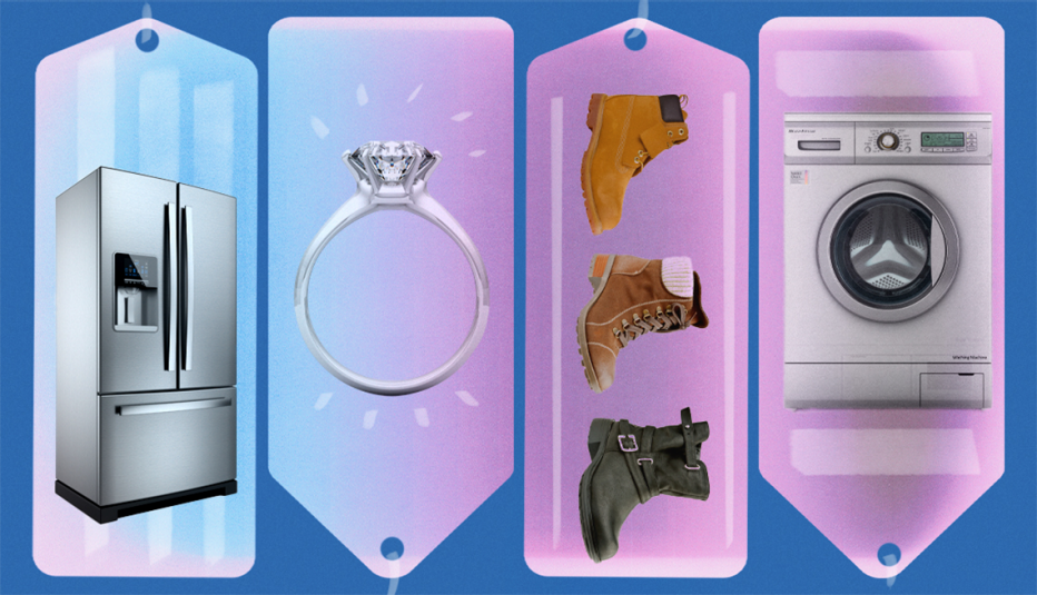 items that will be on sale in february an illustration of items that will be on sale in february on tags
