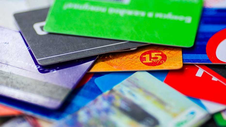 a pile of brightly colored gift cards