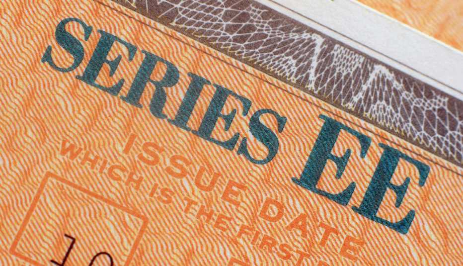 U.S. EE savings bond closeup 