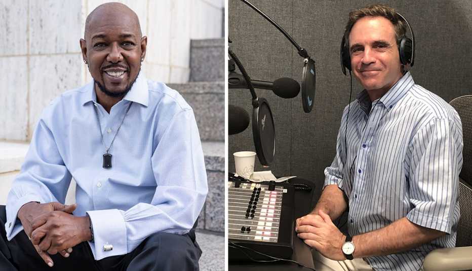 Ray Gibson, left, and Eric Marcus, right, both work to preserve the stories of the older LGBTQ+ community