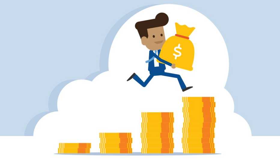 employee saving for retirement