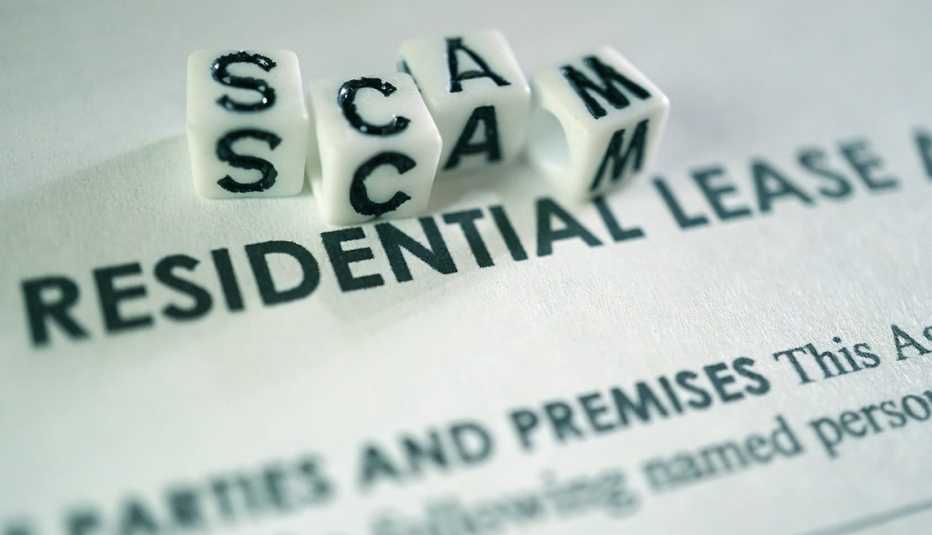 Scam Residential Lease concept