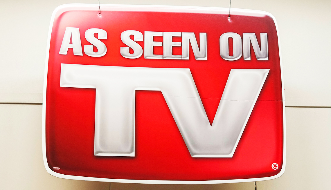 As seen on tv sign
