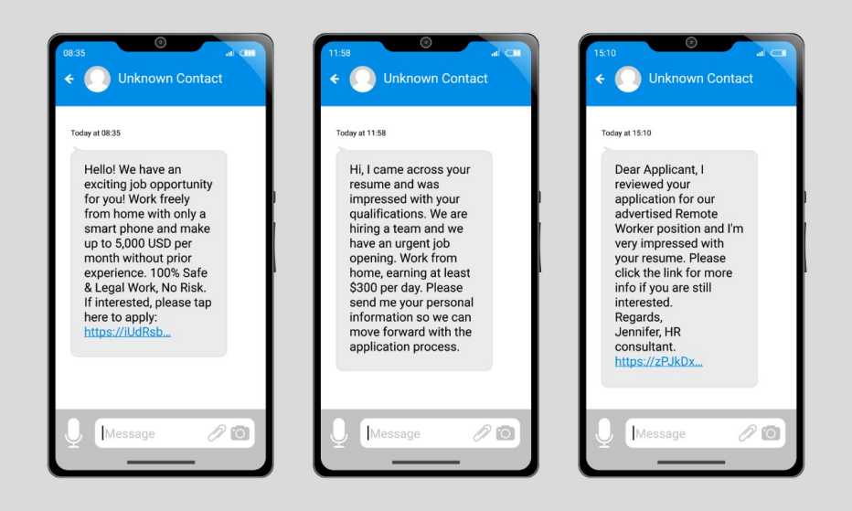 Look out for remote work offers that may be too good to be true.