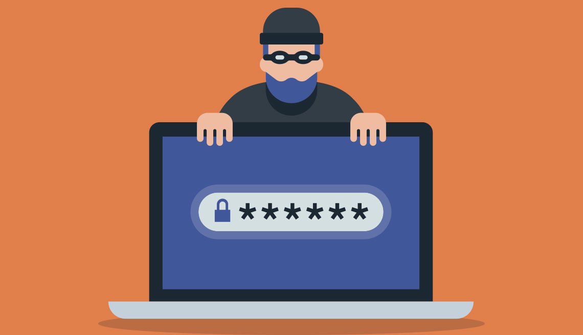 Password thief concept