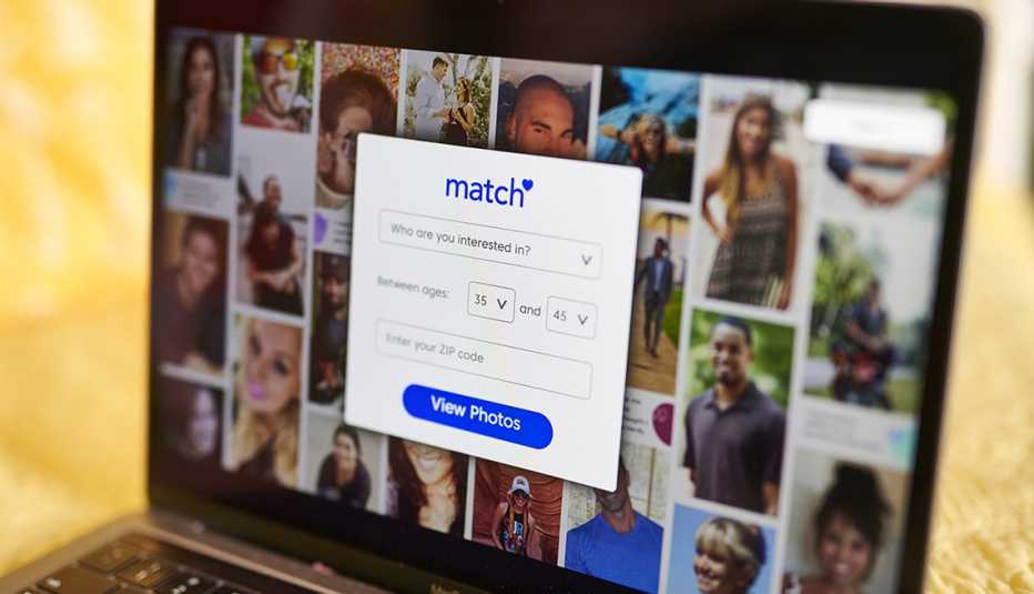 The Match Group Inc. website on a laptop computer arranged in Saint Thomas, Virgin Islands, United States, on Friday, Jan. 29, 2021. Match Group Inc. is scheduled to release earnings figures on February 2. Photographer: Gabby Jones/Bloomberg via Getty Images