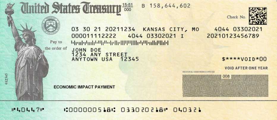 New Stimulus Check - March 2021 New Stimulus Check - March 2021