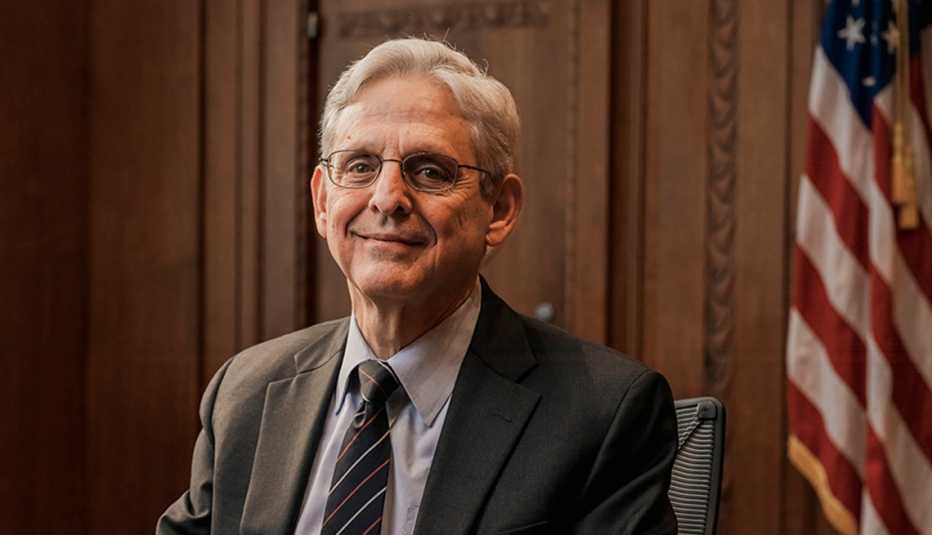 U. S. Attorney General Merrick Garland photographed in his office, February 2023