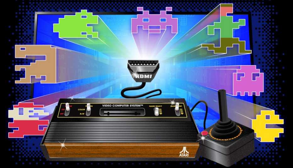 an atari game system an atari game system