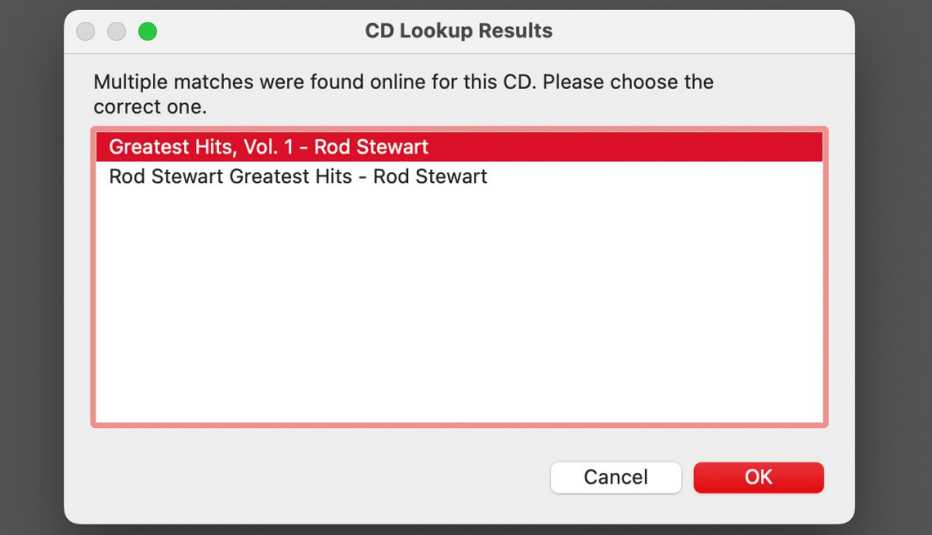 a screenshot of mac c d lookup with multiple matches a screenshot of mac c d lookup with multiple matches
