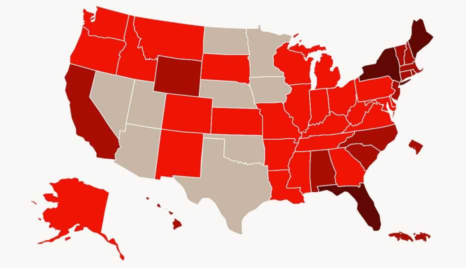 Map of affordable connectivity program enrollment