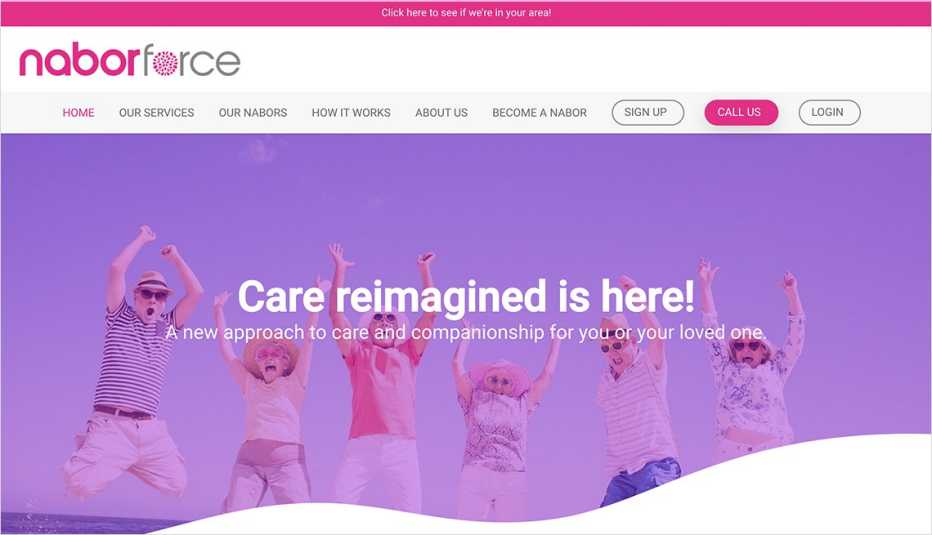 a screenshot of naborforces website