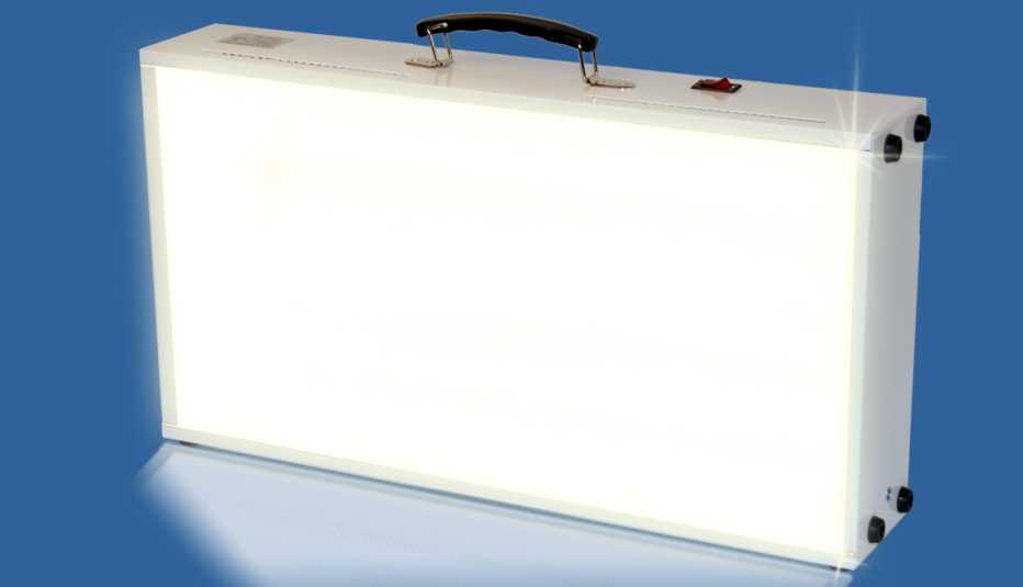 a light therapy light box a light therapy light box
