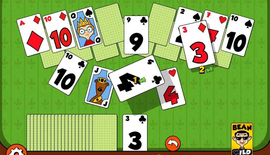 Mr Bean Solitaire Adventures mobile game