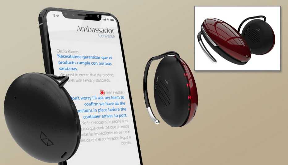 Ambassador - a wearable language translators