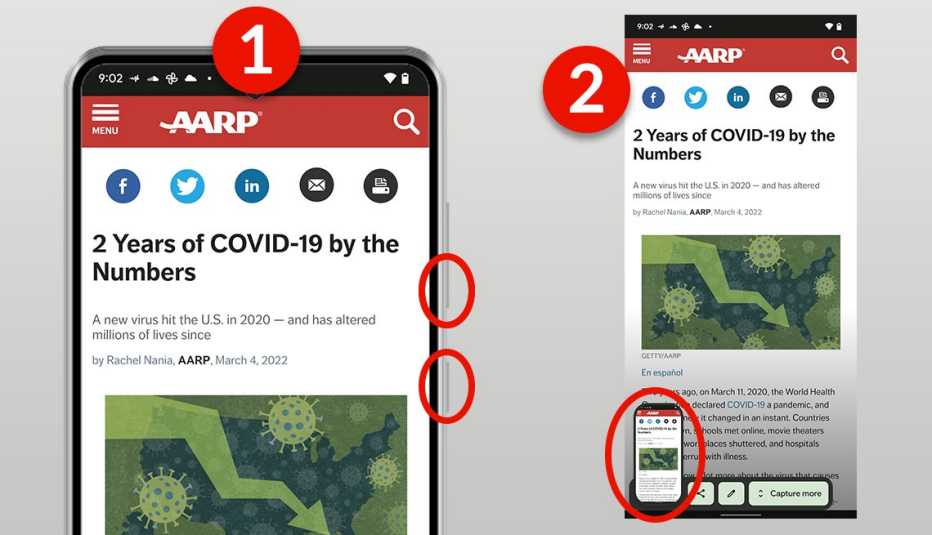a panel of screenshots showing instructions for taking a screenshot on an android phone a panel of screenshots showing instructions for taking a screenshot on an android phone