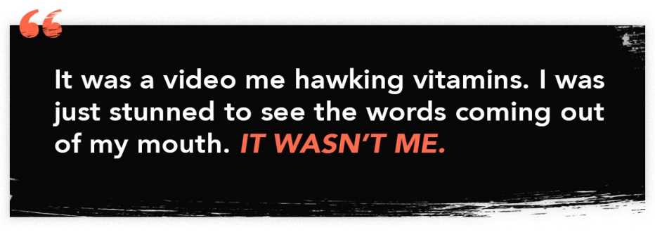 a quote from the episode is represented graphically