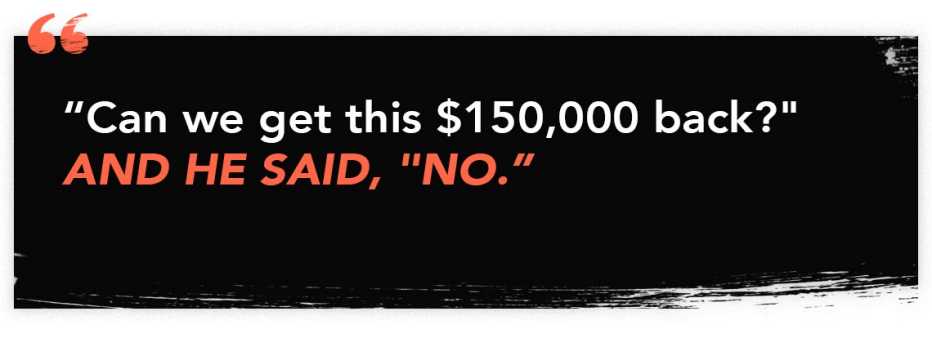 Quote graphic for episode 118 of The Perfect Scam