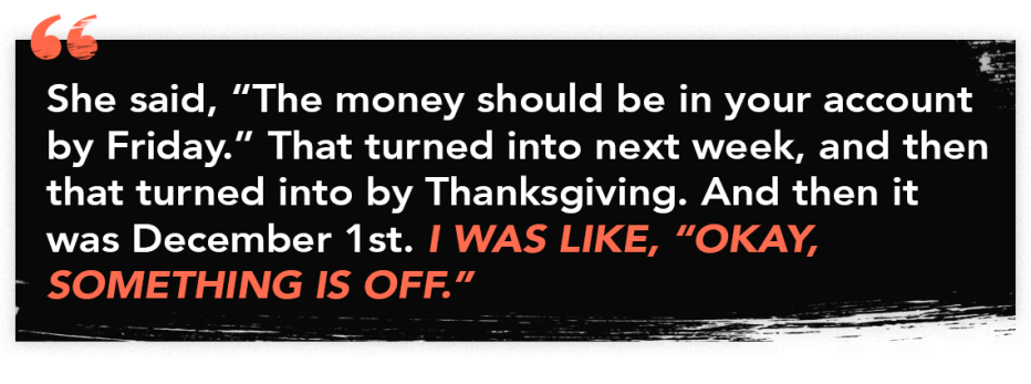 quote from the podcast episode