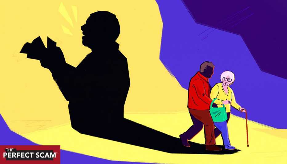 a caregiver is walking with an older woman