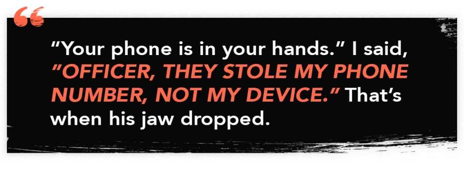 a quote from the episode is shown graphically 