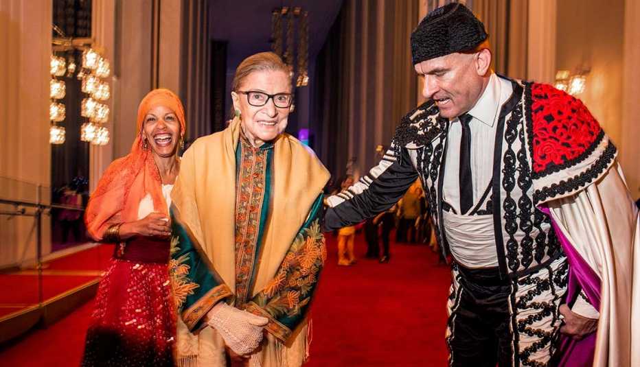 Supreme Court justice Ruth Bader Ginsburg at the opera at the Kennedy Center in Washington DC