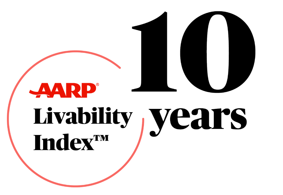 AARP Livability Index 10 years