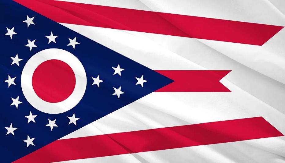 The state flag of Ohio