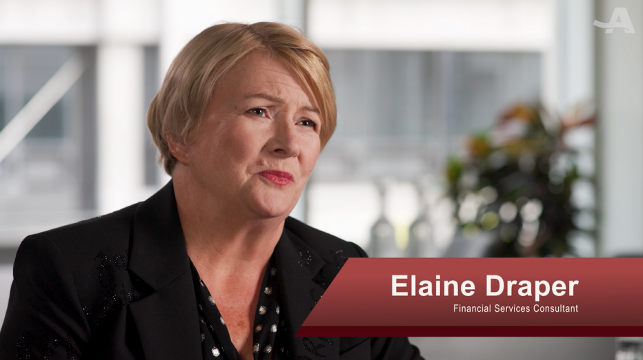 banksafe draper business strategy Elaine Draper close-up image