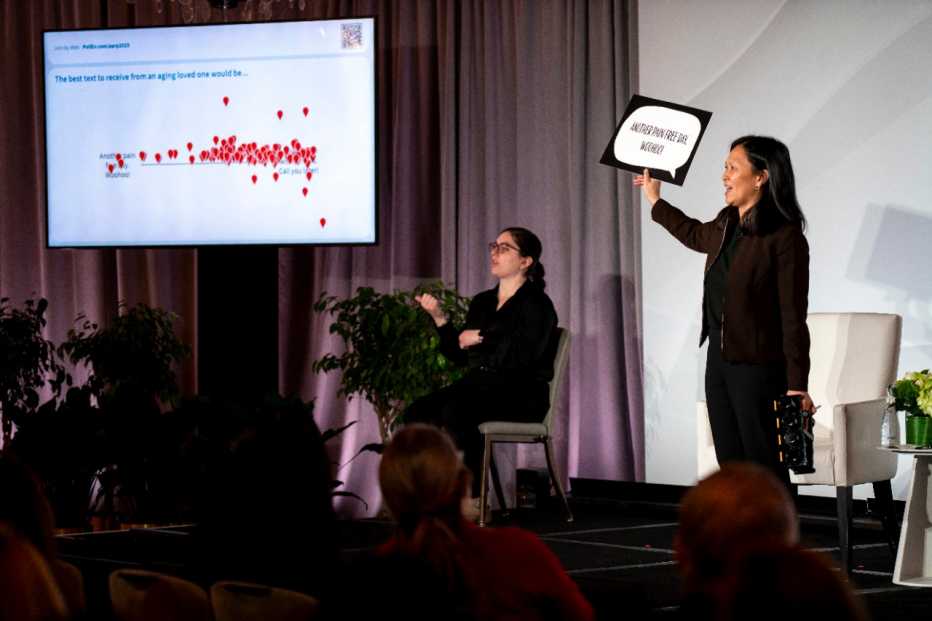 speaker presentation at conference