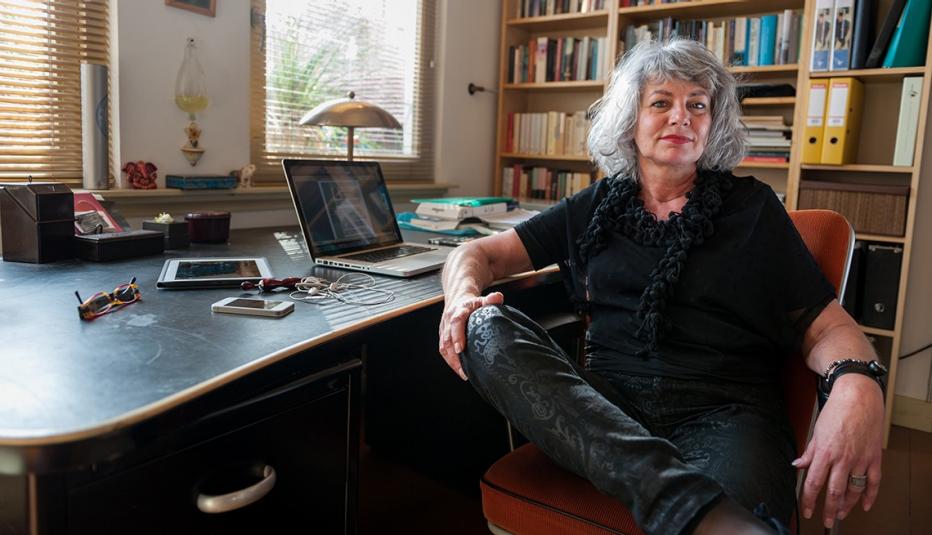 Woman Working from Home Office