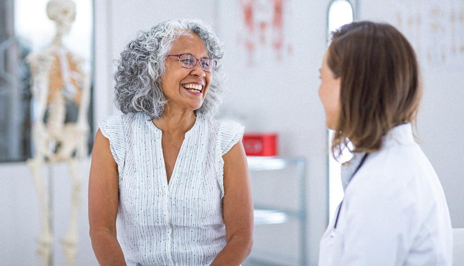 Older woman visiting doctor Older woman visiting doctor