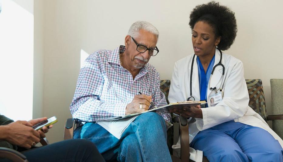 Health care provider and patient 