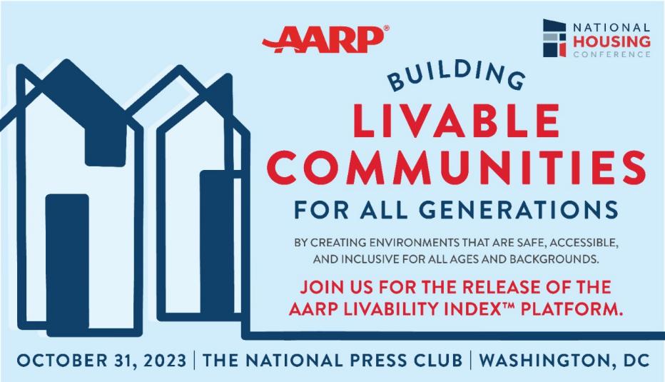 Forum: Building Livable Communities for All Generations Livability Index 2023 Launch Event