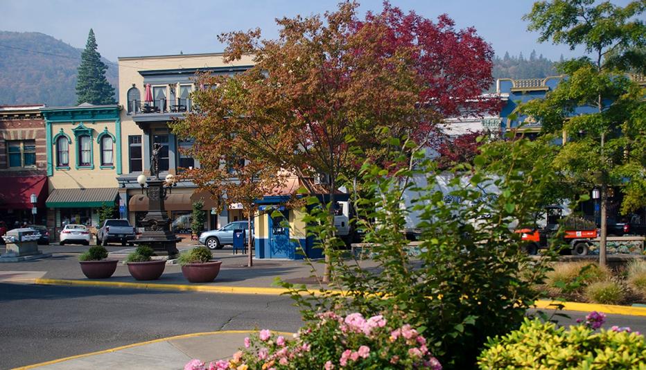 Ashland Oregon street scene Ashland Oregon street scene