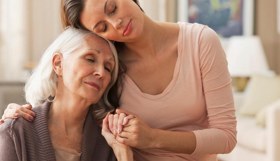 Daughter Caring for Her Mother