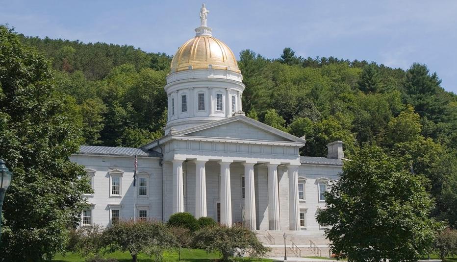 Vermont Capitol Building in Montpelier. Vermont Capitol Building in Montpelier.