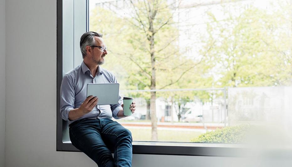 Relaxing at the Window