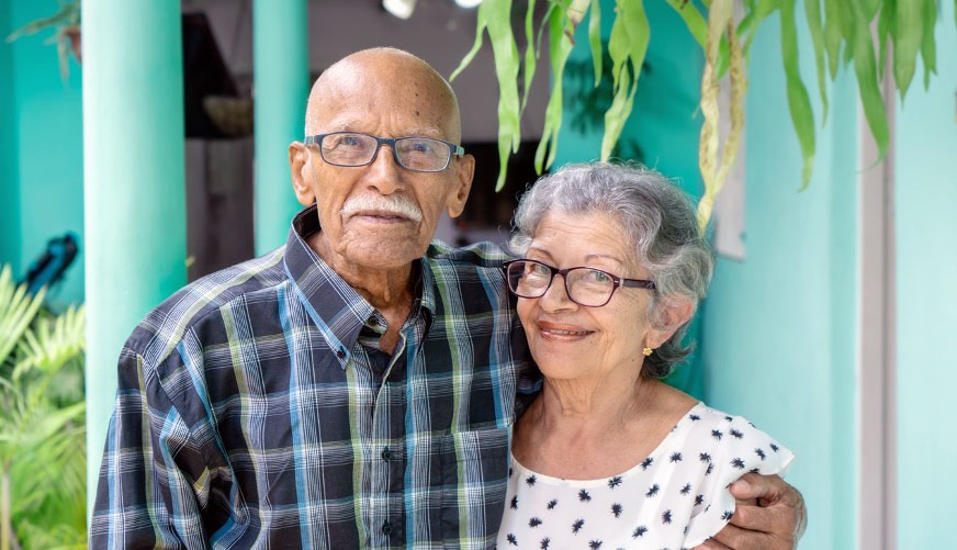 Portrait of a Mature Couple