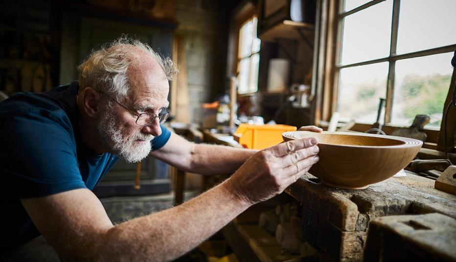 Mature Man Woodworking