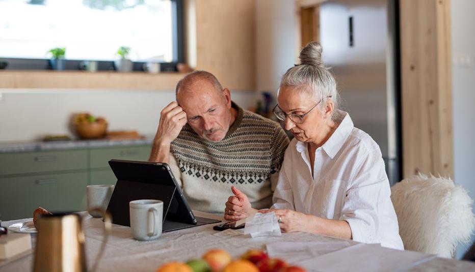 Reviewing Finances at the Kitchen Table