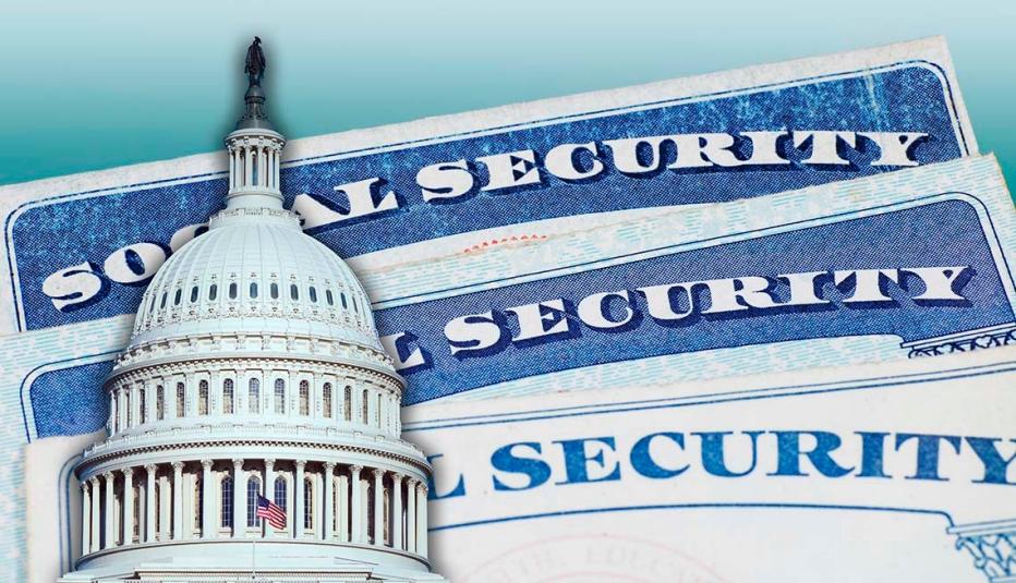Capitol Dome superimposed on old and new SSN cards. Capitol Dome superimposed on old and new SSN cards.