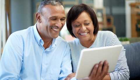 Users with Apple devices can FaceTime family and friends using a video chat function