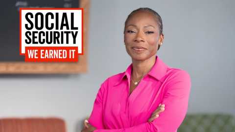 Social Security We Earned It thumbnail A woman standing with her arms folded