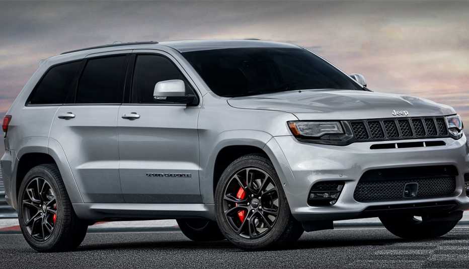 2020 gray Jeep Grand Cherokee SRT