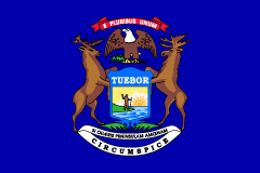 state flag of Michigan