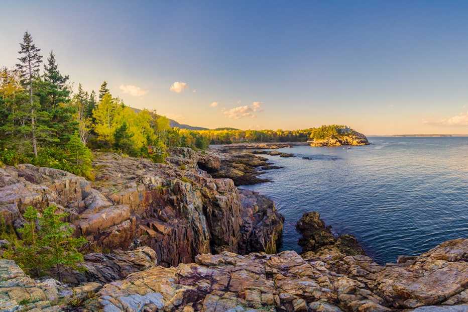 schooner head overlook in acadia national park