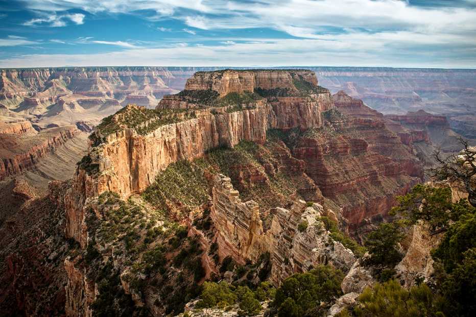 wotans throne in cape royal in the grand canyon