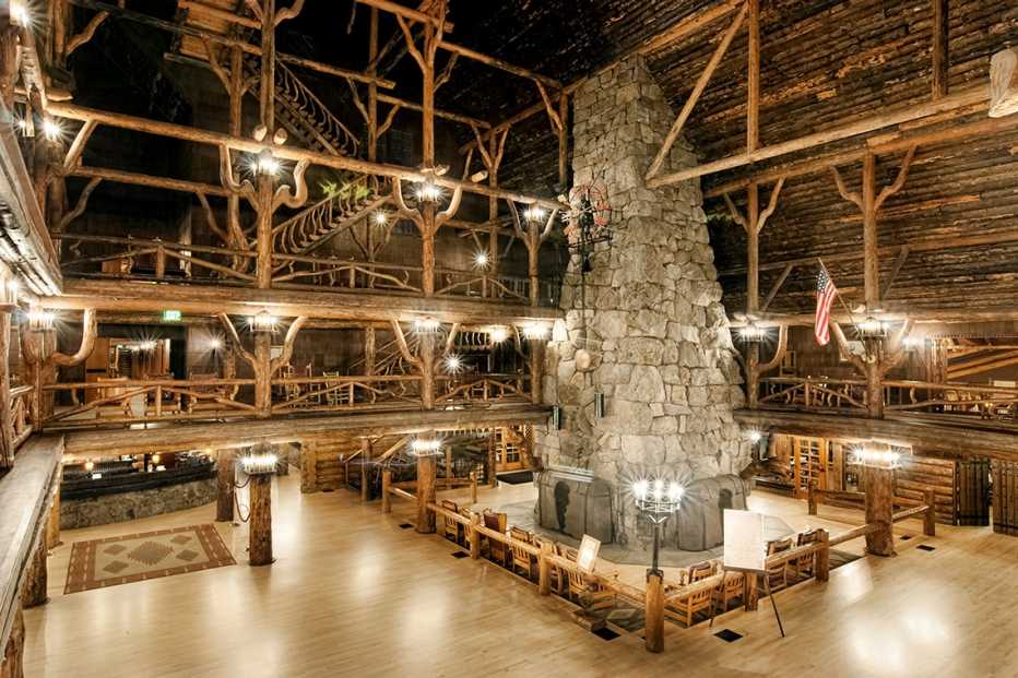 the old faithful inn in yellowstone