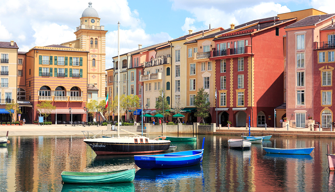 Portofino hotel, part of Universal Studios theme park